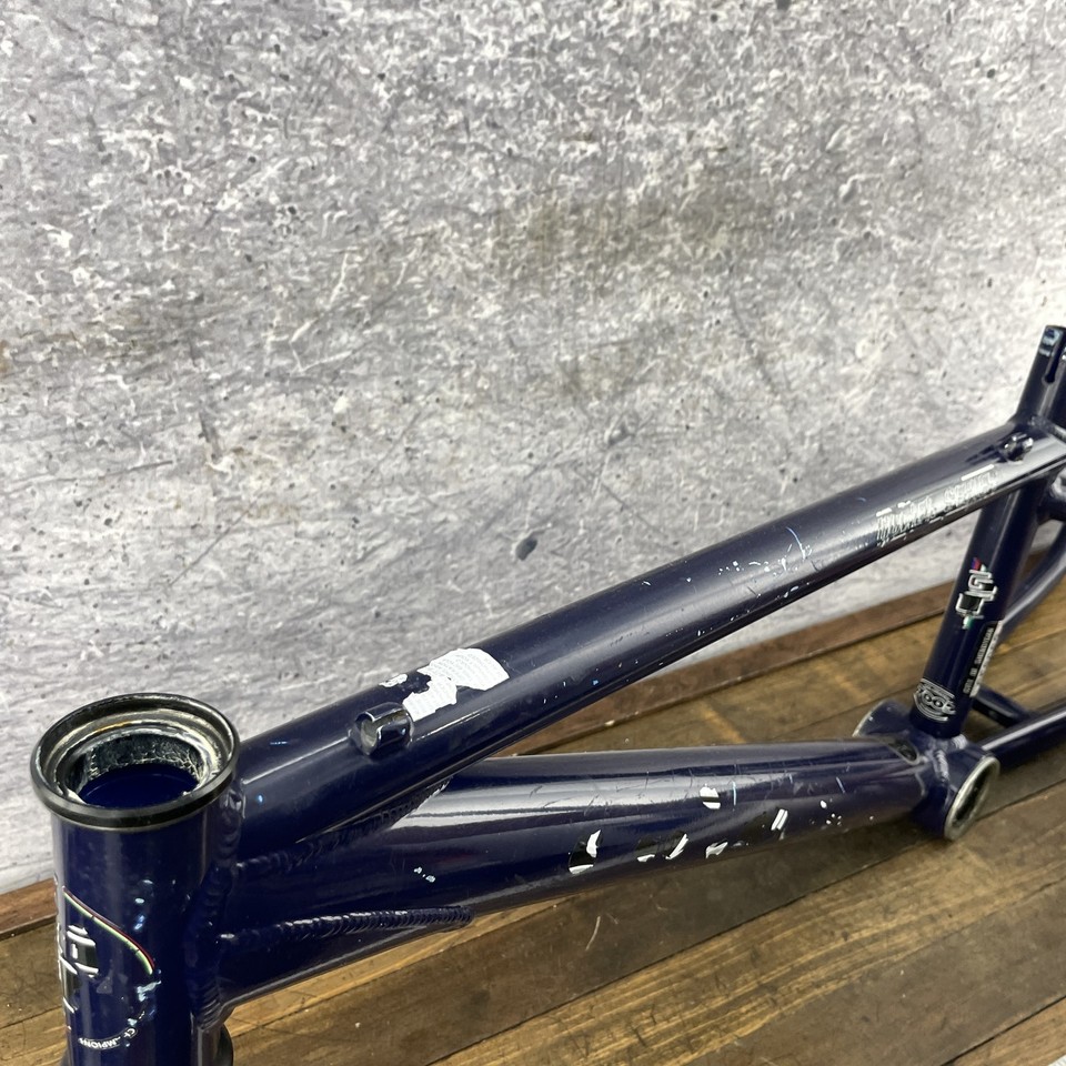 Cadre De Vélo Route BICI BIANCHINI CR-MO Bleu – Acier Chromoly Vintage, Taille 56 Cm