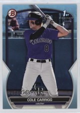 2023 Bowman Draft Sky Blue 256/499 Cole Carrigg #BD-151 1kg1