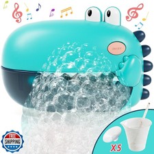 Lehoo Castle Toddler Bath Toys, Bath Bubble Machine, Dinosaur Bat