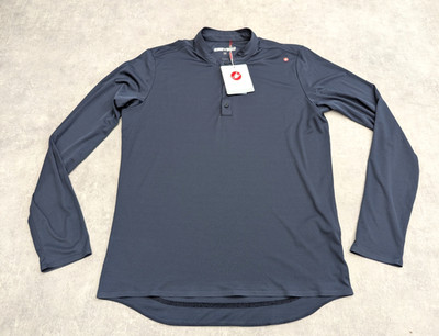 Castelli SweatShirt Herren Medium Radsport Outdoor Bike Oberteil Henley Tech 2 Gorpcore