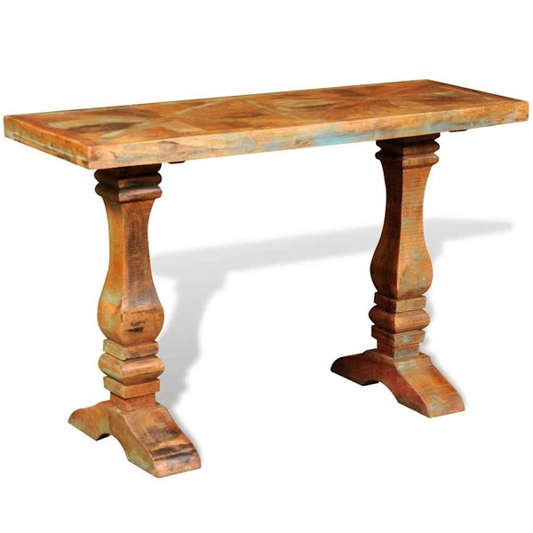 Konsolentisch Wandtisch Flurtisch Mit 1 Schublade Massivholz Sheesham Vidaxl-image