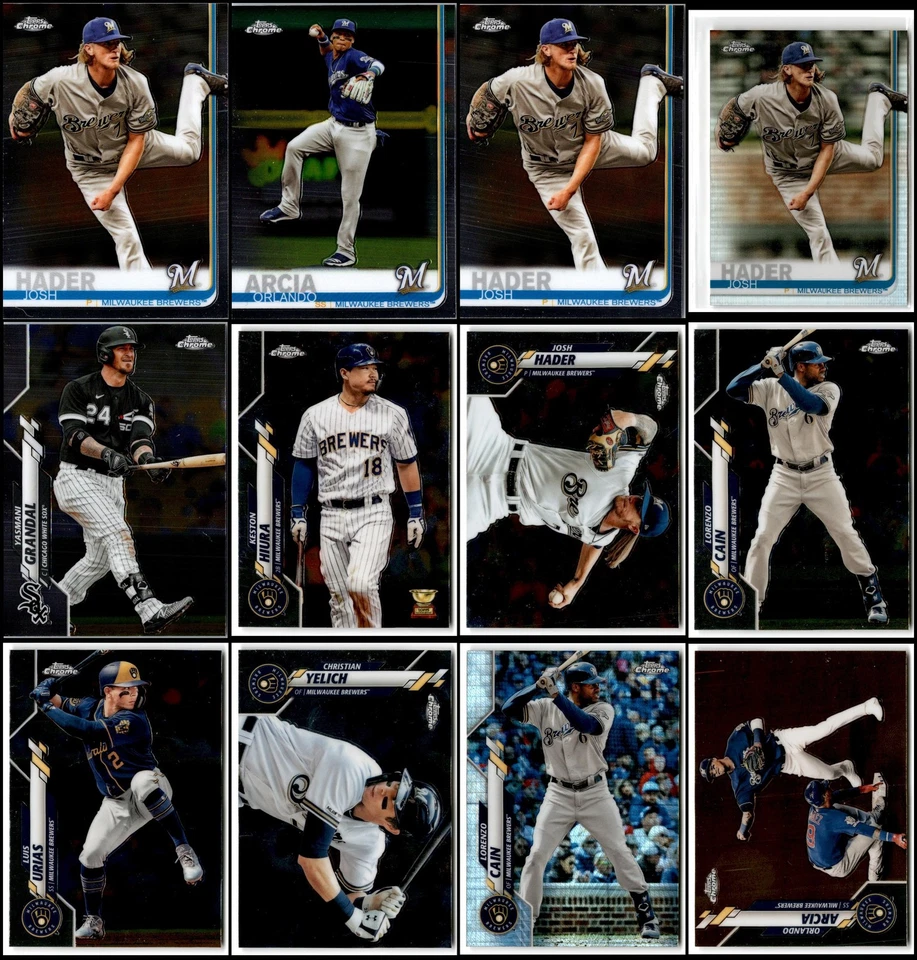 Lote de tarjetas Topps cromadas Milwaukee Brewers (84) - Última llamada - Recogerlo antes... Foto 4 de 4