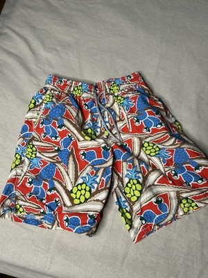 Vilebrequin Swimming Shorts Multicoloured With Floral Print Large B8 Pineapple