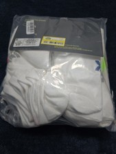 10-pack of All in Motion No-Show Socks Size 4-10 White