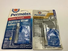 (2) Permatex 81840 Professional Strength Extreme Rearview Mirror Adhesive Glue