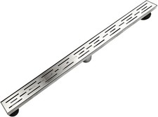 Linear Shower Drain 36" Brushed 304 Stainless Steel Bathroom Floor Drain