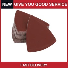 Universal 3.15" 400 Grit Sanding Discs Hook and Loop Sandpaper Red Pack of 30