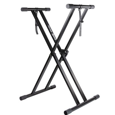 RockJam Xfinity Heavy-Duty, Double-X, Pre-Assembled, Infinitely Black 