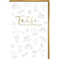 Taufe GlüCkwunschkarte Mit Umschlag Verschiedene Motive Zur Taufe Die Besten WüN