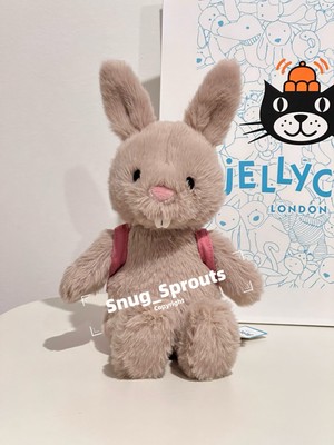 NWT Retired  Jellycat BACKPACK BUNNY Rare HTF Authentic from US