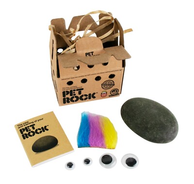 World's Smallest - Pet Rock -  Miniature RETRO Toy NEW