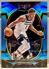 COLOR & JERSEY # MATCH! 2022-23 Panini Select Anthony Edwards 1/299! MINN (1/1)!