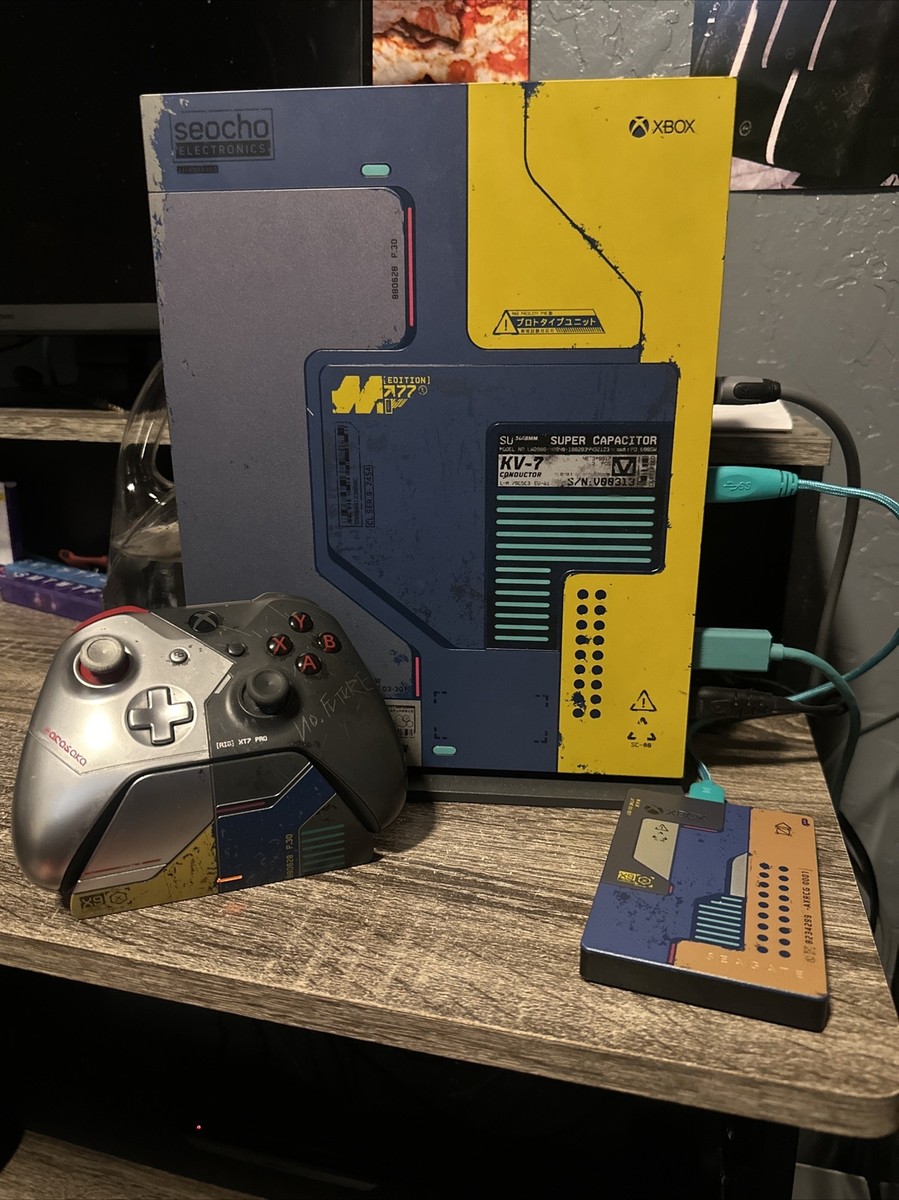 Xbox One X Cyberpunk 2077 Console- 1TB, + 2TB external drive Xbox One X Cyberpunk 2077 Console- 1TB, + 2TB external drive