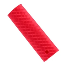 3Pcs Silicone Hot Handle Holder Sleeve, Pan Pot Handle Cover 153mm Long Red