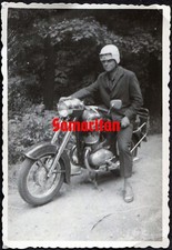 I3/3 WW2 ORIGINAL GERMAN PHOTO OF A VINTAGE MOTORCYCLE
