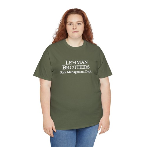 Lehman Brothers Risk Management Dept. Heavy Cotton T-Shirt, Lehman Bros - Picture 43 of 80