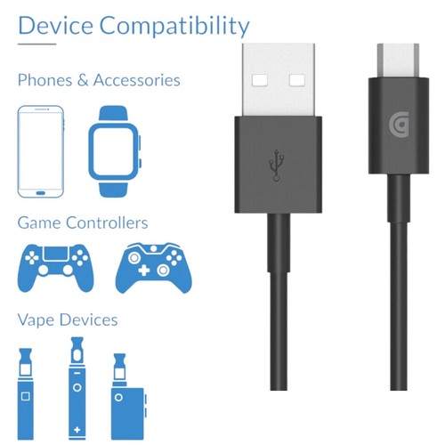Griffin 2.4AMP Car Charger & 1m Micro USB Data Sync & Phone Charging Cable Wire - Picture 2 of 14