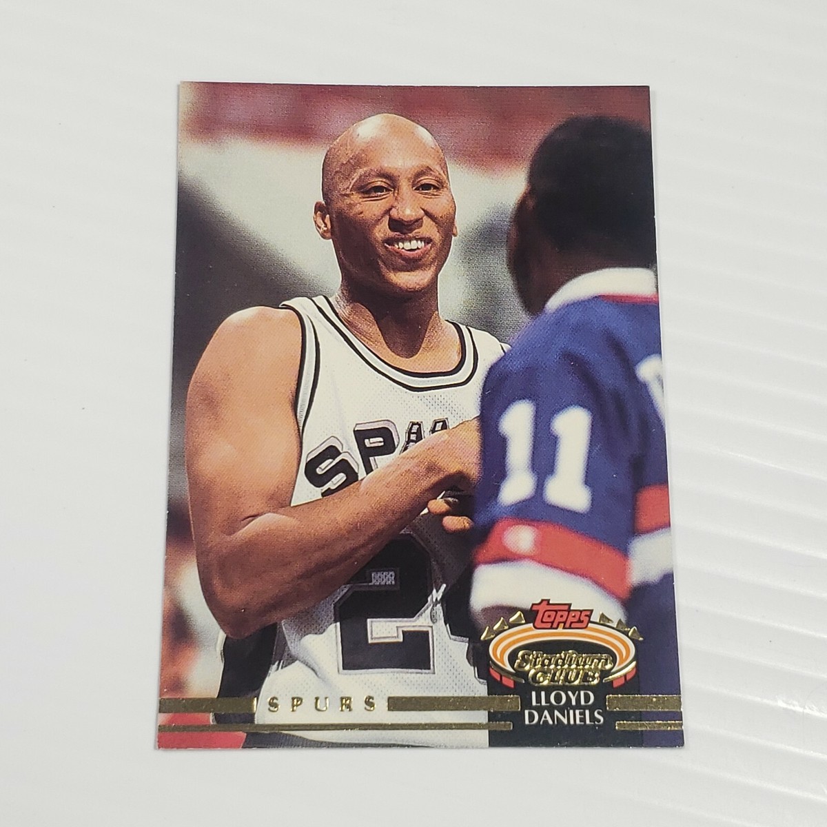 1993 Topps Stadium Club Lloyd Daniels #334 NBA Basketball Card San Antonio  Spurs