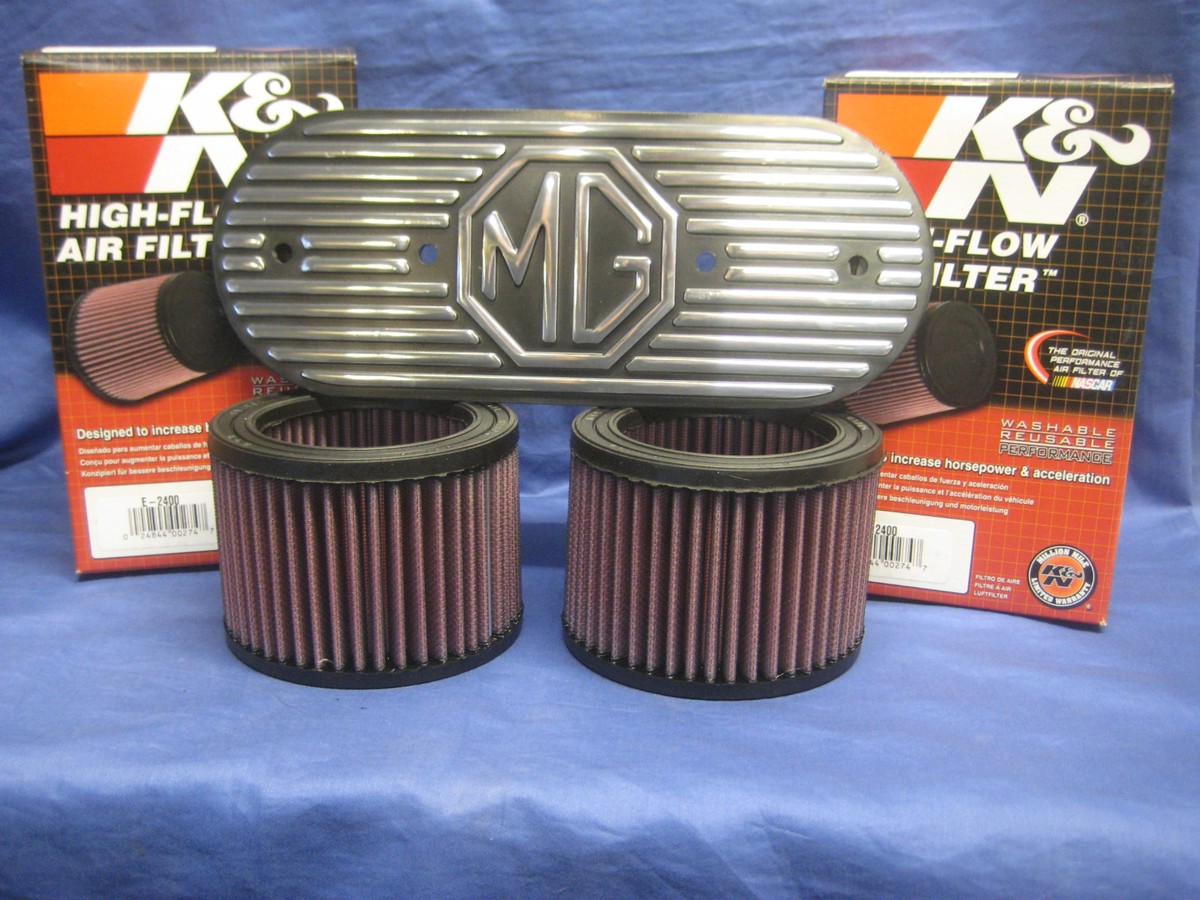 B&N ハン 5-STAR MG MGB ROADSTER OR GT 1800 K & N AIR FILTERS WITH ALLOY