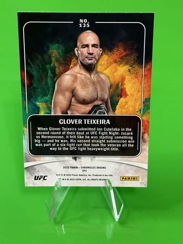 💥💥2022 Panini - Chronicles Origins UFC #135 Glover Teixeira!!💥💥 - Picture 2 of 3