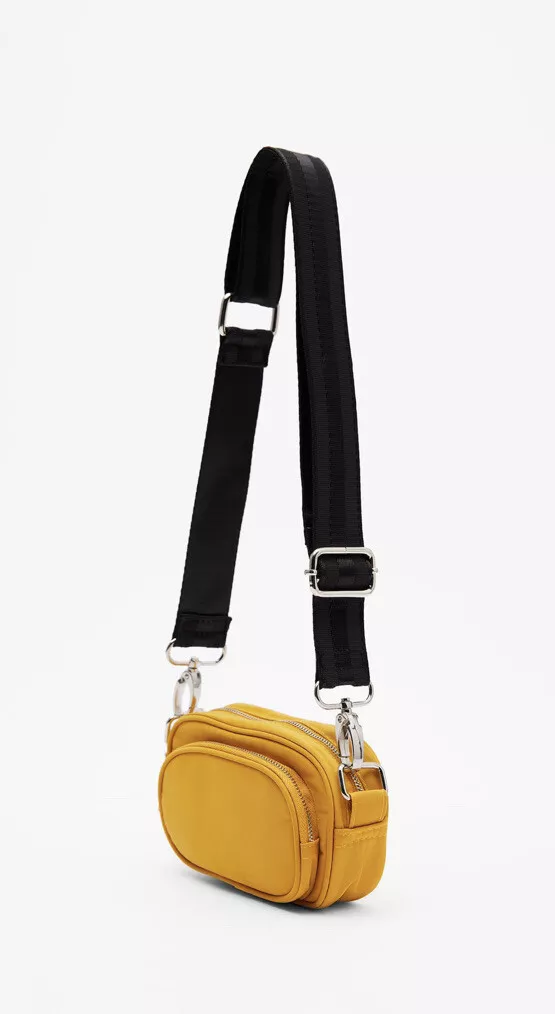 nylon crossbody bag zara