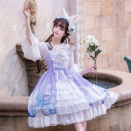 pastel purple lolita dress