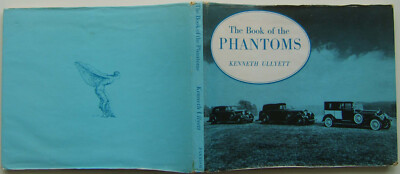 Rolls Royce Book Phantoms I-V  inc. pp from original inst. book Ex Lib poor