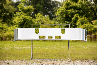 #ad Mack CH Set Forward Axle 16quot; Chrome Bumper W Brackets amp; Fog cut out. Up to 2003 $813.12