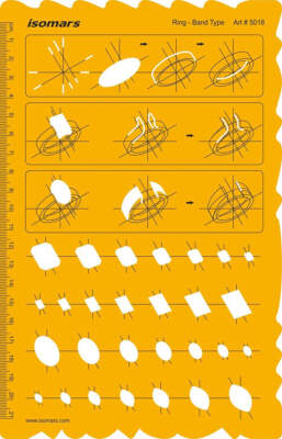 Isomars Jewelry Art Craft Design Drawing Stencil Drafting Template