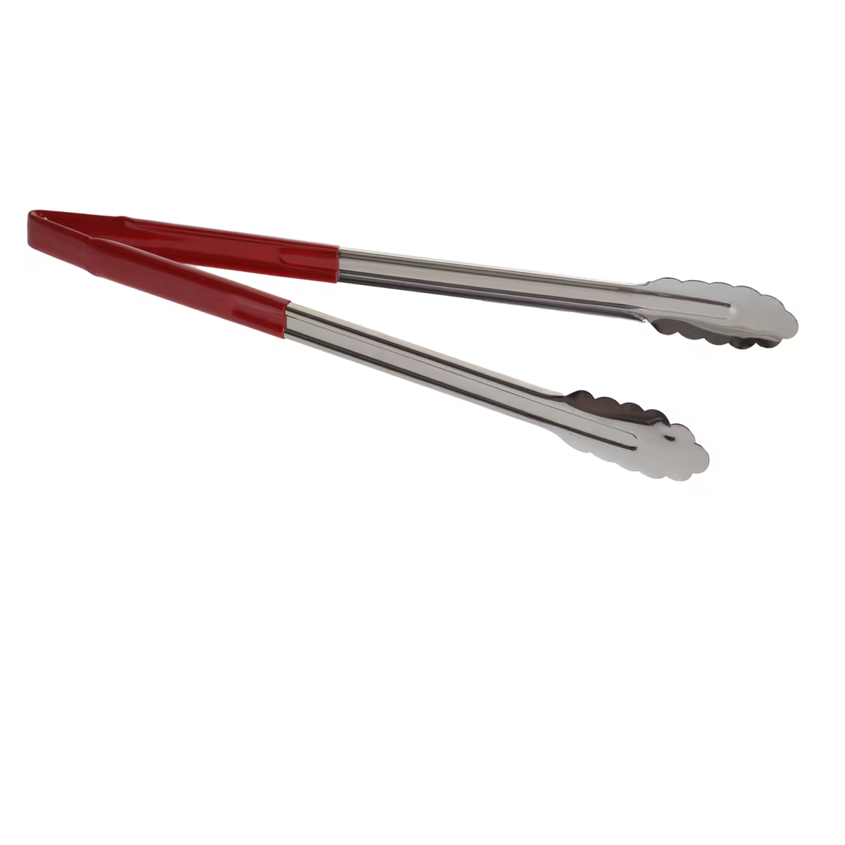 Tablecraft 3716REU FOOD SAFE 16"" Red Vinyl Coated Tong Red Handle Catering Tong