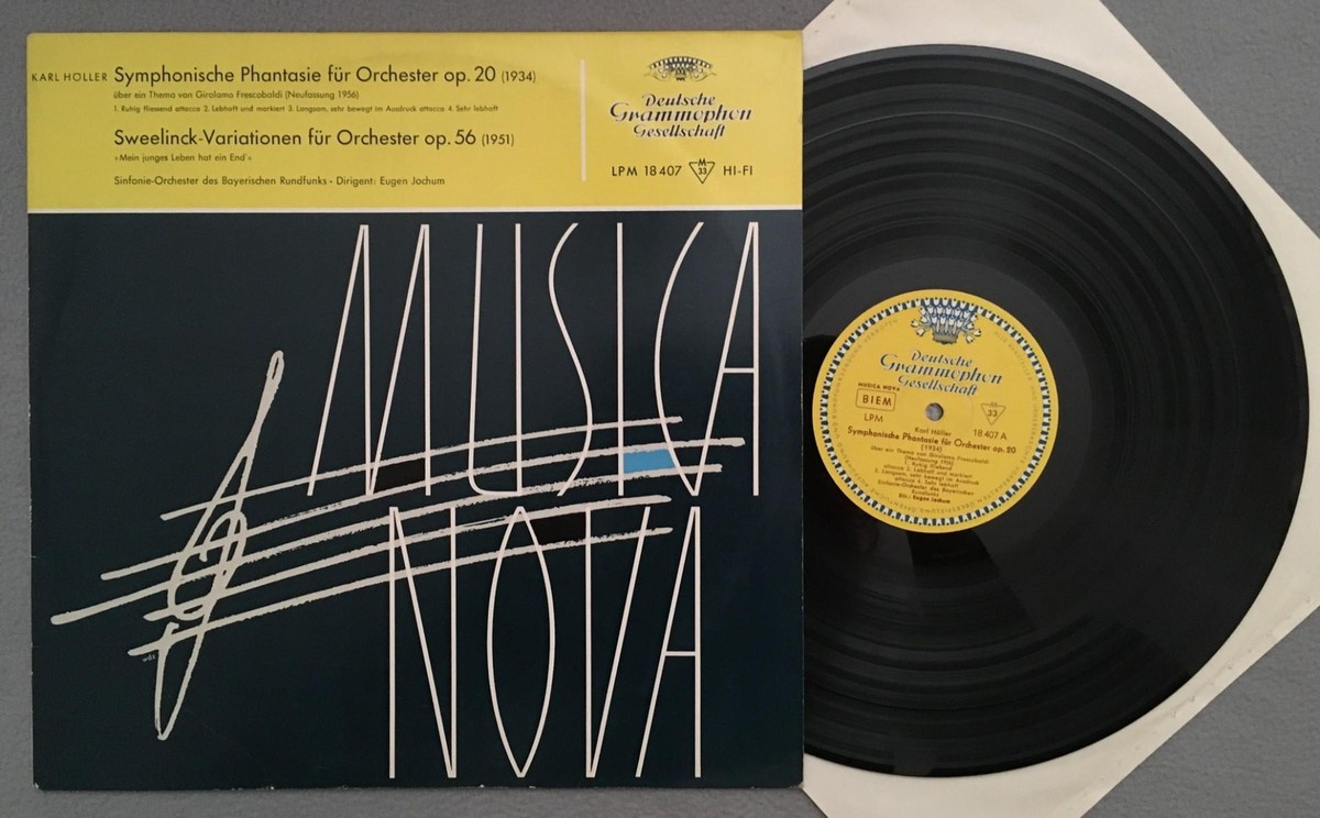 K015 Höller Symphonic Fantasies Variations Jochum DGG LPM 18
