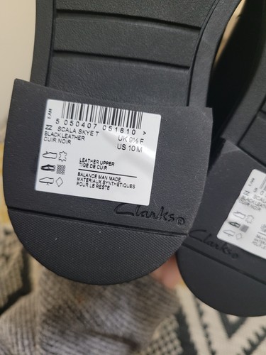 BNIB Boys Clarks Scala Skye T Premium Leather School Shoes Size 9.5 F Infant - Picture 9 of 13