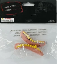 Horror Teeth Halloween Monster Creepy Animal Fangs Dentures Costume Prop Cosplay