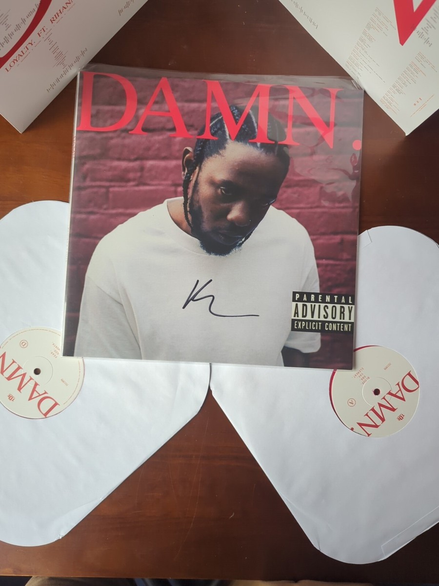 Kendrick Lamar ~ Signed Autographed DAMN. Vinyl LP Album Kendrick Lamar ~ Signed Autographed DAMN. Vinyl LP Album