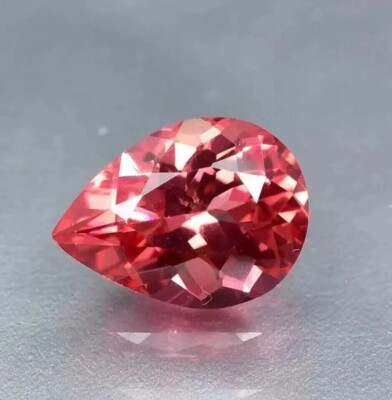 Superb Pink Morganite8-10 Ct Natural Rare Loose Pear Gemstone EGL Certified