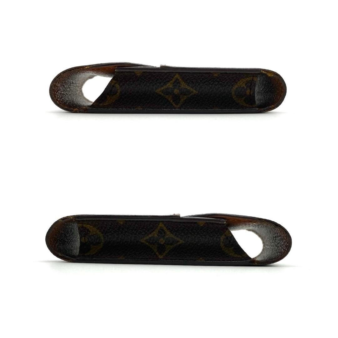 louis vuitton cigarette case ebay Monogram Rare 60s Vintage Auth LOUIS VUITTON Damier Brown