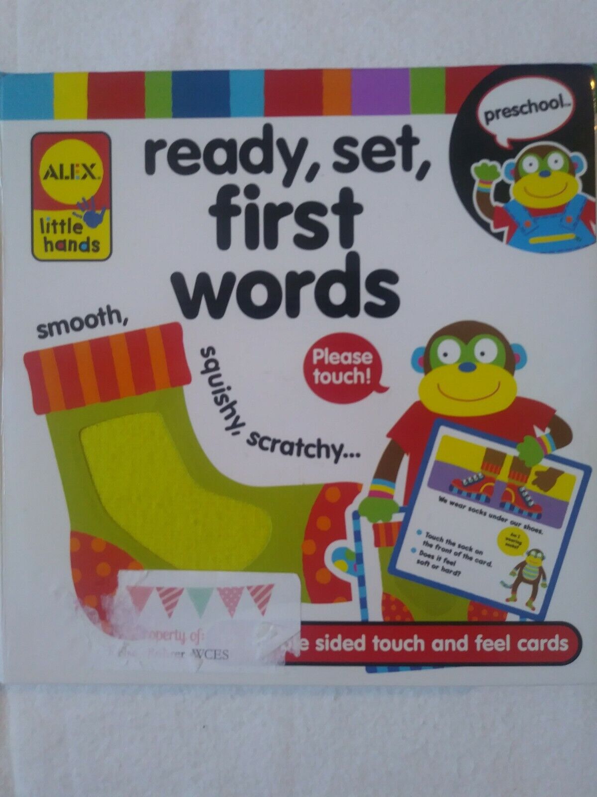 Alex Little Hands Ready Set Sale item First Flashca Words Latest item Touch And Feel