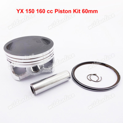 60mm Piston Kit For Upower IMR YCF Pitster GPX SSR YX 150 160cc Pit Dirt Bike