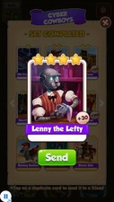 Coin Master 1× Lenny The Lefty Card  ( Fast Delivery )