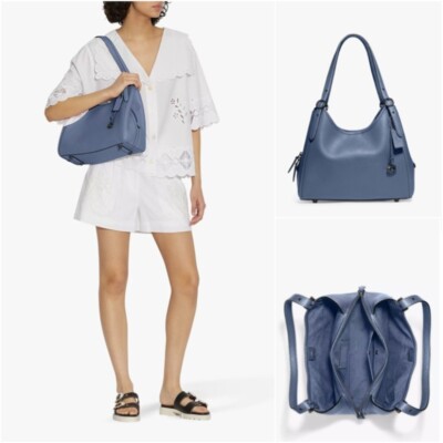 Coach Lori Schultertasche - V5/Washed Chambray