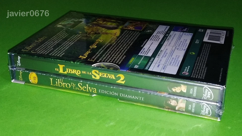 EL LIBRO DE LA SELVA COLECCION 2 PELICULAS EN DVD PACK NUEVO Y PRECINTADO DISNEY - Imagen 4 de 4
