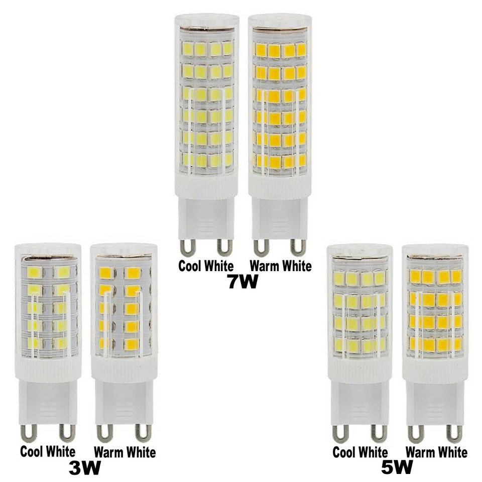 G9/G4 3W-7W 2835 LED Glühbirne Ersatz für Halogen Kapsel Birnen AC220-240V - Bild 2 von 4