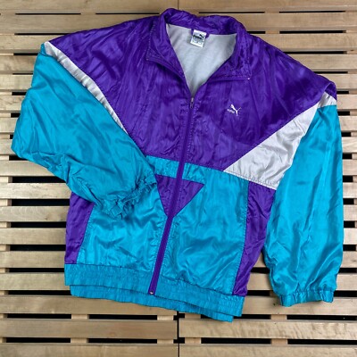 Mens Puma Vintage Track Jacket Size 8 XXL
