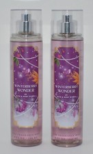 2 NEW BATH BODY WORKS WINTERBERRY WONDER FINE FRAGRANCE MIST SPRAY 8 OZ LARGE