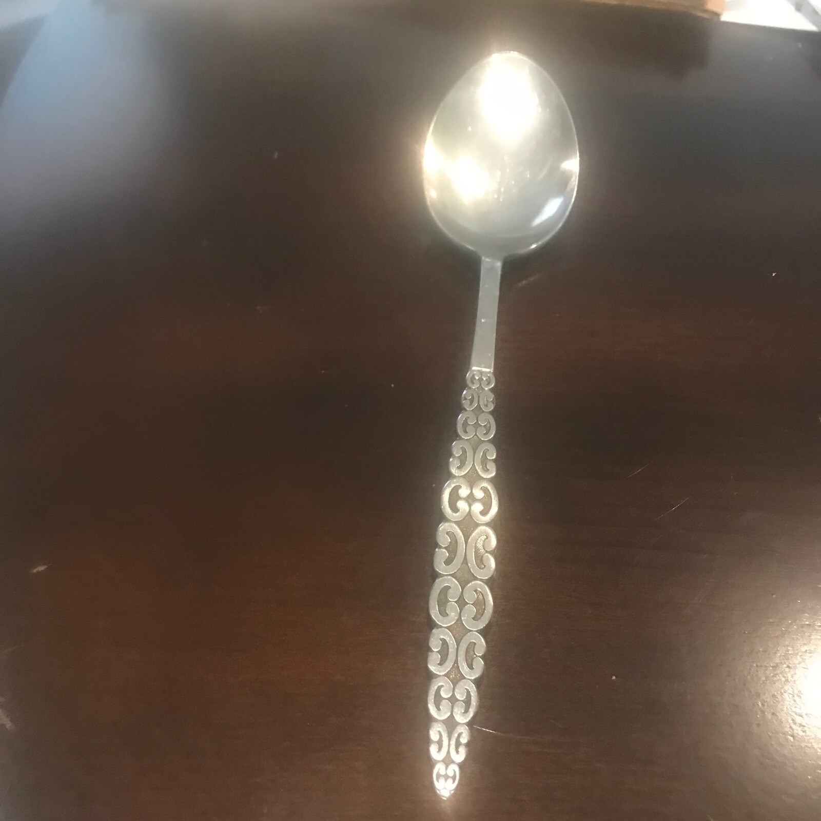 International Silver Lyon ROMANESQUE Stainless Silverware Serving Spoon