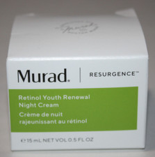 Murad Retinol Youth Renewal Night Cream - .5 oz 15 mL NEW