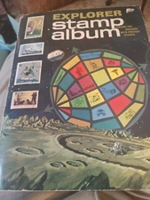 Grand Worldwide Stamp Collection In He Harris 1969 Explorer Album.. Great One!
