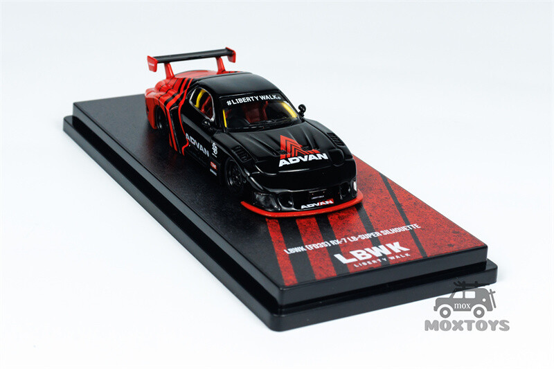 INNO 1:64 LBWK RX7 (FD3S) LB-SUPER SILHOUETTE ADVAN LIVERY Model