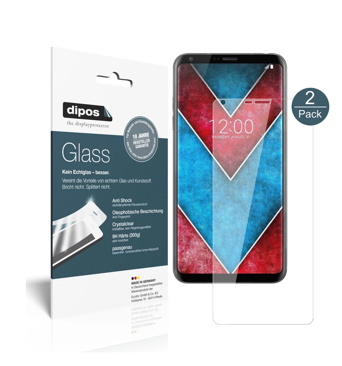 doupi 6X Ultrathin Pellicola Protettiva per LG G3 (5,5 Pollici), Matt Opaca Anti Impronte digitali Anti riflesso Protettore Schermo Protezione (6 in Pack
