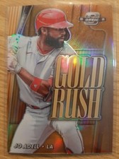 2021 PANINI CONTENDERS OPTIC GOLD RUSH PRIZM JO ADELL ROOKIE #1 LA ANGELS 